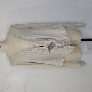Free People Gray  Sweatshirt Cardigan SZ M